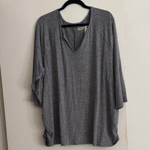 NWT~Lane Bryant Charcoal Top